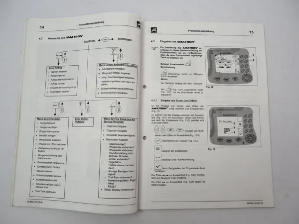 Amazone Amatron Bordrechner ZA-M ZG-B Betriebsanleitung 2006