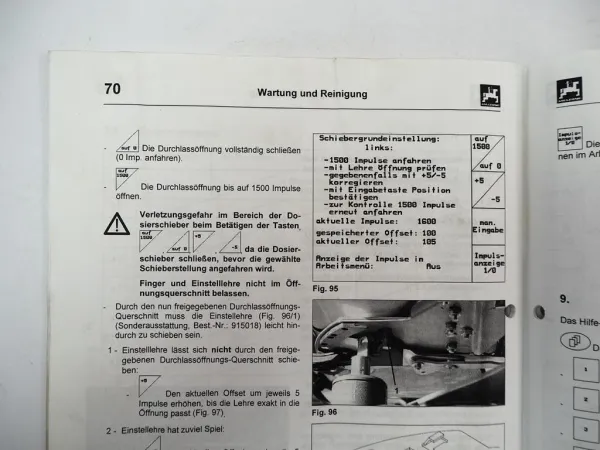 Amazone Amatron Bordrechner ZA-M ZG-B Betriebsanleitung 2006