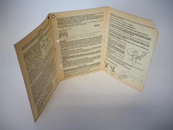 Amazone ZA Zentrifugalstreuer Kurz Betriebsanleitung ETL Streutabelle 1962