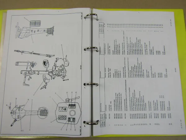 Ammann AC70 Walze Ersatzteilliste 1997 Parts List Pieces de rechange