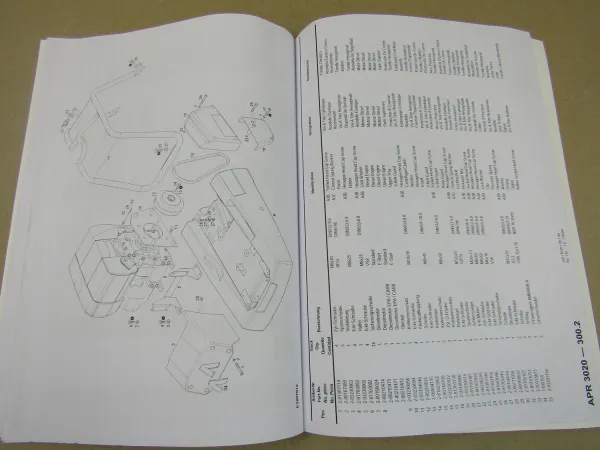 Ammann APR 3020 Rüttelplatte Parts List Ersatzteilliste Pieces rechange 3/2012