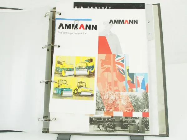 Ammann AV12 -16 23 - 32 75 95 AC70-180 TLM96 Prospekte Elektrik Hydraulik Schema