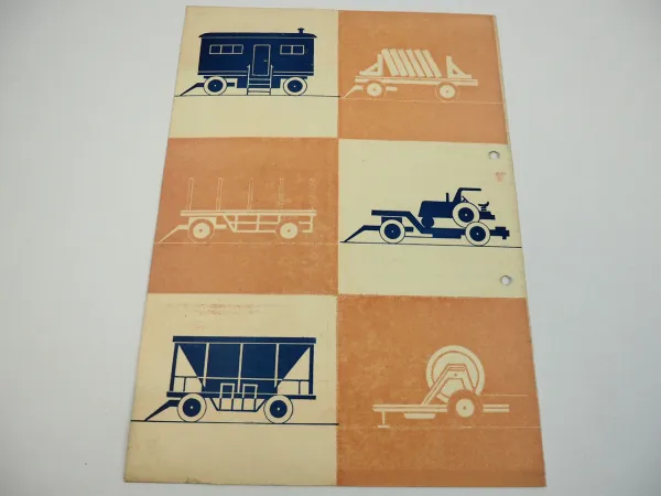 Anhänger DDR ELG Einkaufs und Liefergenossenschaft Berlin Prospekt 1950er