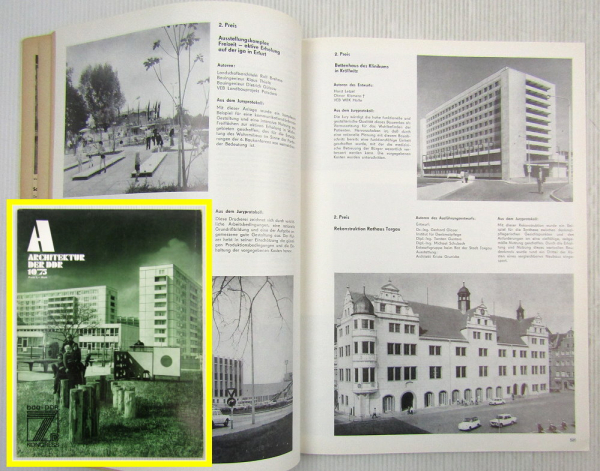 Architektur der DDR Zeitz Magdeburg Torgau Erfurt Frankfurt Brandenburg 10/1975