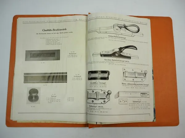 Arno Eckerscham Eisenwaren Grosshandlung Görlitz Prospektmappe 1935