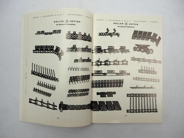 Arnold & Stolzenberg Rollenketten Kettengetriebe Handbuch Katalog Berechnung 1966