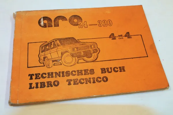 Aro 24 - 320 4x4 Technisches Handbuch Bedienungsanleitung Libro Tecnico 1988