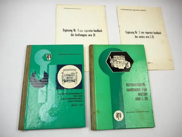 ARO 24 Geländewagen mit Motor L-25 Werkstatthandbuch Reparatur 1970er Jahre