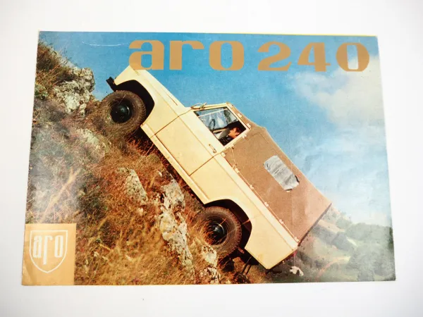 ARO 240 Geländewagen Prospekt 1970er Jahre
