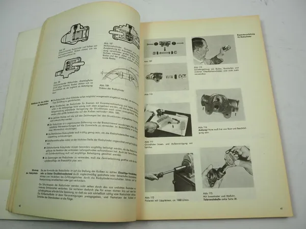 Ate Bremsen Service T50 T51 Werkstatthandbuch 1965 Reparaturanleitung Opel VW