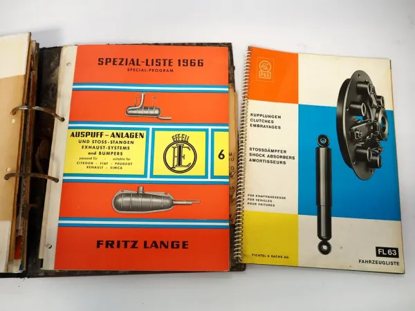 ATE Knecht Optibelt Glyko Ersatzteile Kupplung Bremse Hydraulik Prospekte 1960er