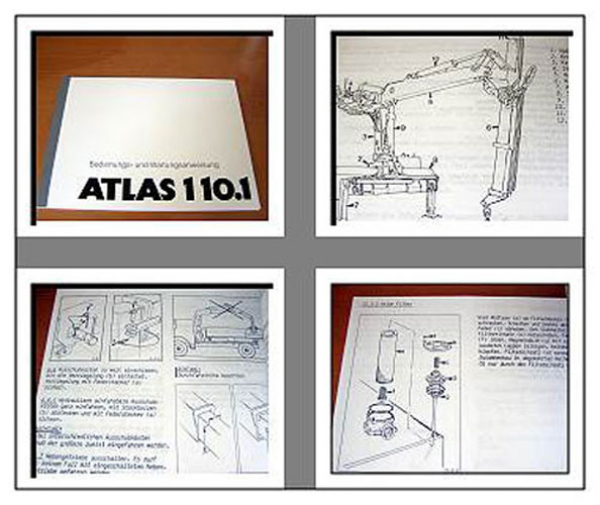 Atlas 110.1 Kran Betriebs- u. Wartungshandbuch