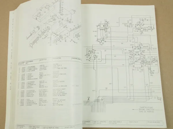 Atlas 1704M MobilBagger Ersatzteilliste Parts List Pieces Rechange 1987