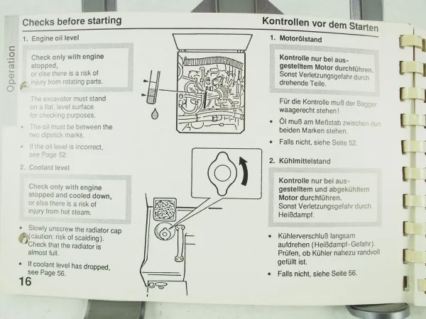 Atlas 404 Bedienungsanleitung Ersatzteilliste Operating Maintenance Parts List