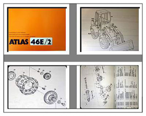 Atlas 46E/2 Radlader Ersatzteilliste
