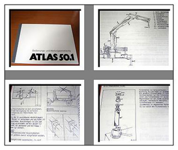 Atlas 50.1 Kran Betriebs- u. Wartungshandbuch
