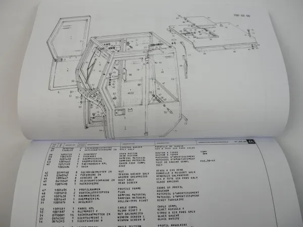 Atlas 51B Radlader Ersatzteilkatalog Spare Parts List Catalogue des pieces