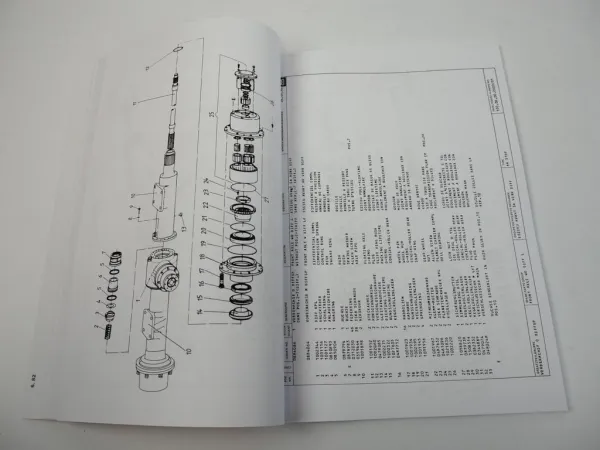 Atlas 51BE Radlader Ersatzteilkatalog Spare Parts List Catalogue des pieces