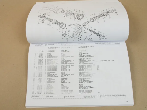 Atlas 52C Radlader Ersatzteilliste Spare Parts List Catalogue de Pieces