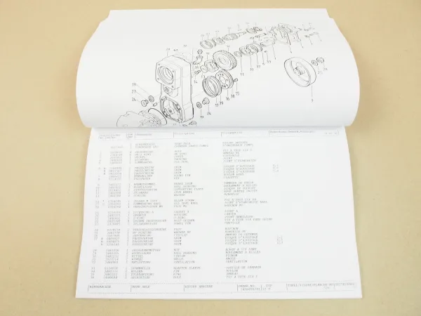 Atlas 52D Ersatzteilliste Spare Parts List Catalogue de Pieces