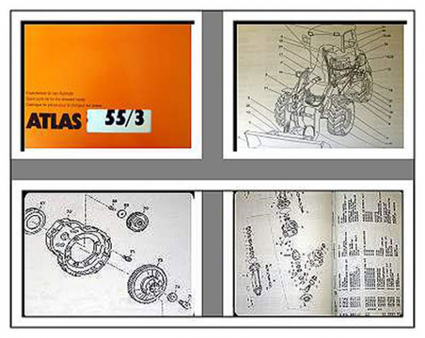 Atlas 55/3 Radlader Ersatzteilliste