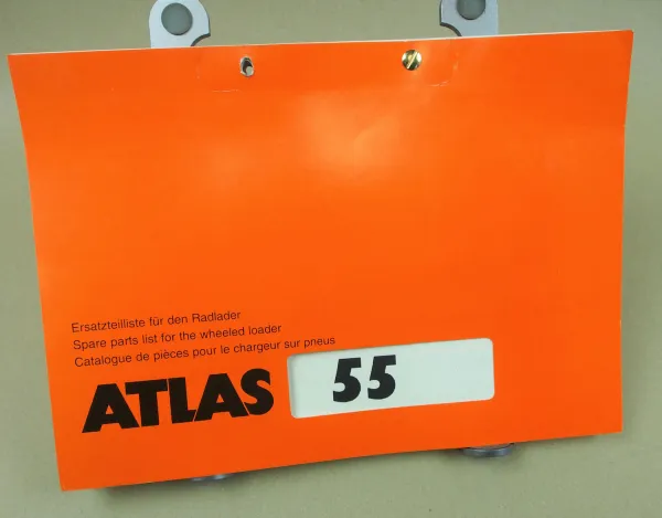 Atlas 55 Radlader Ersatzteilliste Parts List Pieces de Rechange 3/1998