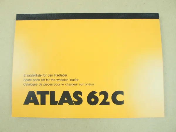 Atlas 62c Ersatzteilliste Spare Parts List Catalogue de Pieces