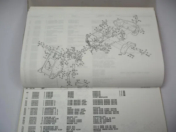 Atlas 80/3 2G/32 Radlader Ersatzteilliste Spare Parts List Catalogue pieces 2001