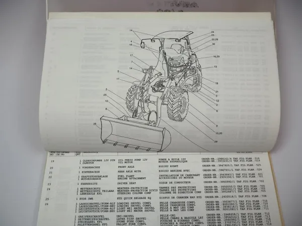 Atlas 80/3 Canopy Radlader Ersatzteilliste Parts List Catalogue pieces 2001