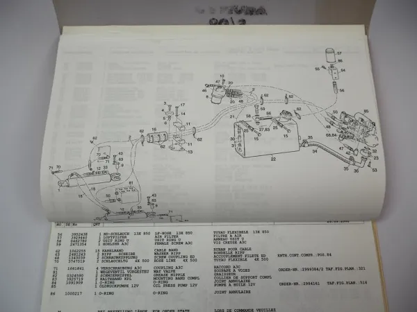 Atlas 80/3 Canopy Radlader Ersatzteilliste Parts List Catalogue pieces 2001