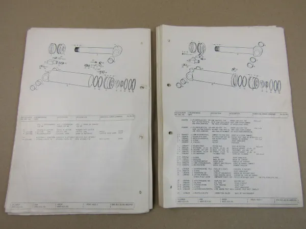 Atlas AK 4003 C Ersatzteilliste Parts List Pieces de rechange 7/1989
