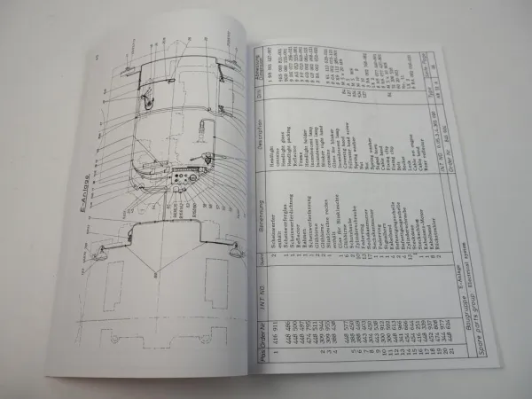 Atlas AR51A Radlader Ersatzteilliste Ersatzteilkatalog Spare Parts List 1978