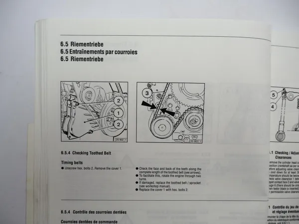 Atlas Copco Deutz B/FL B/FM 1011F Motor Betriebsanleitung Operation Manual 1995