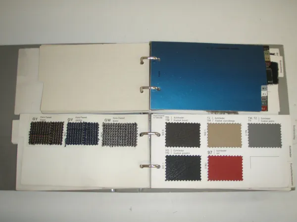 Audi 100 Inlandsmodelle Farbmuster Katalog 1985 1986