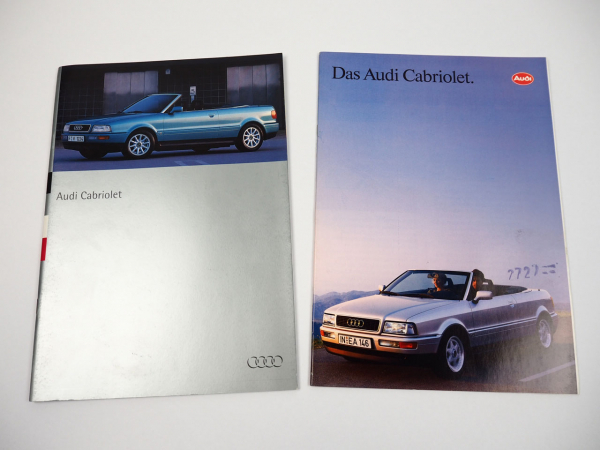 Audi 80 B4 Cabriolet 2x Prospekt 1992/94