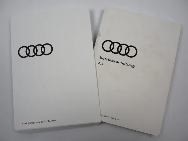 Audi A3 8V Bedienungsanleitung Betriebsanleitung 11/2018 Bordmappe deutsch