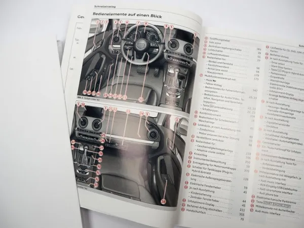 Audi A3 8V Bedienungsanleitung Betriebsanleitung 11/2018 Bordmappe deutsch