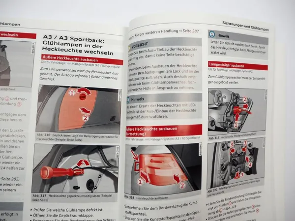 Audi A3 8V S3 Betriebsanleitung Bedienungsanleitung Bordbuch 11/2024 deutsch