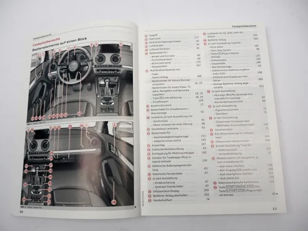 Audi A3 S3 8V Bedienungsanleitung Betriebsanleitung 7/2016 Bordbuch deutsch