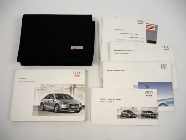 Audi A4 B8 8K Notice d´Utilisation dossier embarque Service 2008
