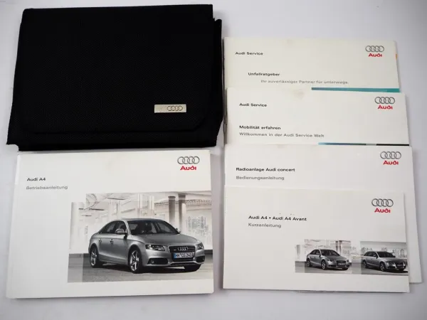 Audi A4 B8 8K Quattro Betriebsanleitung Limousine 5/2008 Bordmappe deutsch