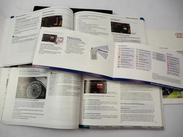 Audi A4 B8 8K Quattro Betriebsanleitung Limousine 5/2008 Bordmappe deutsch