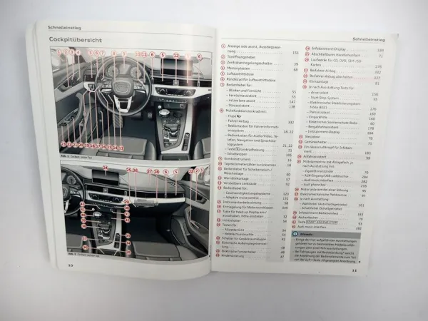 Audi A4 B9 8W allroad quattro Avant Betriebsanleitung 7/2018 Bordbuch