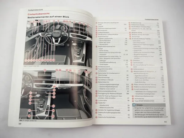 Audi A4 B9 8W & Allroad S4 Betriebsanleitung Bedienung Bordbuch 5/2016 Deutsch