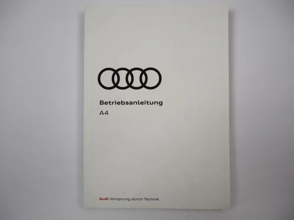 Audi A4 B9 8W RS4 S4 allroad quattro Betriebsanleitung Bedienung Bordbuch 6/2022