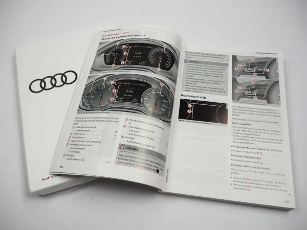 Audi A4 B9 Typ 8W Betriebsanleitung Juli 2023 Bordmappe in deutsch