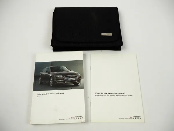 Audi A4 S4 B9 Manual Carpeta de instrucciones de funcionamiento a bordo 2016
