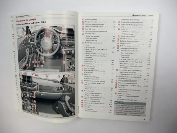 Audi A6 C7 4G allroad quattro RS6 S6 Betriebsanleitung Bedienung 11/2017 Bordbuch