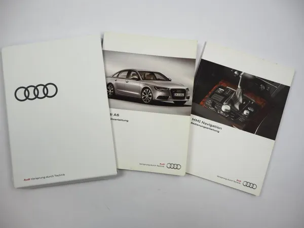 Audi A6 C7 Typ 4G Betriebsanleitung & MMI Navigation Mai 2011 Bordmappe deutsch