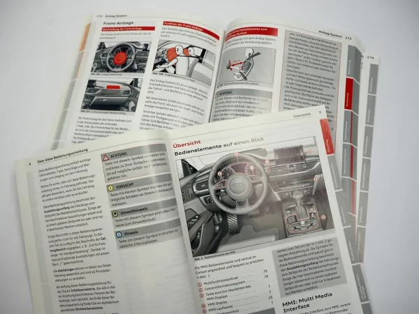 Audi A6 C7 Typ 4G Betriebsanleitung & MMI Navigation Mai 2011 Bordmappe deutsch